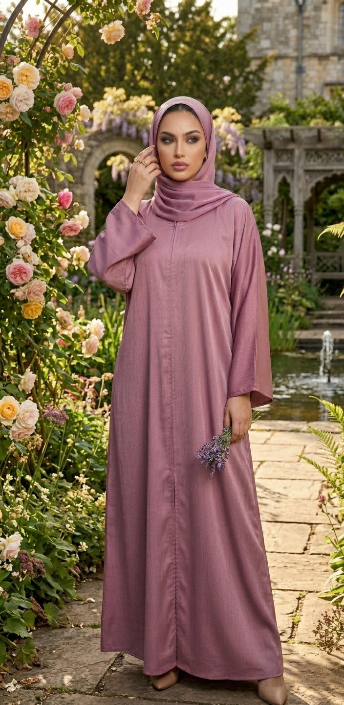 Radiant Pink Abaya