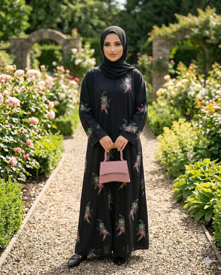 Rose Blossom Abaya