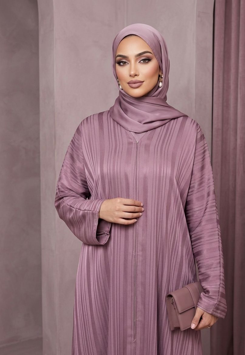 Majestic Amethyst Abaya
