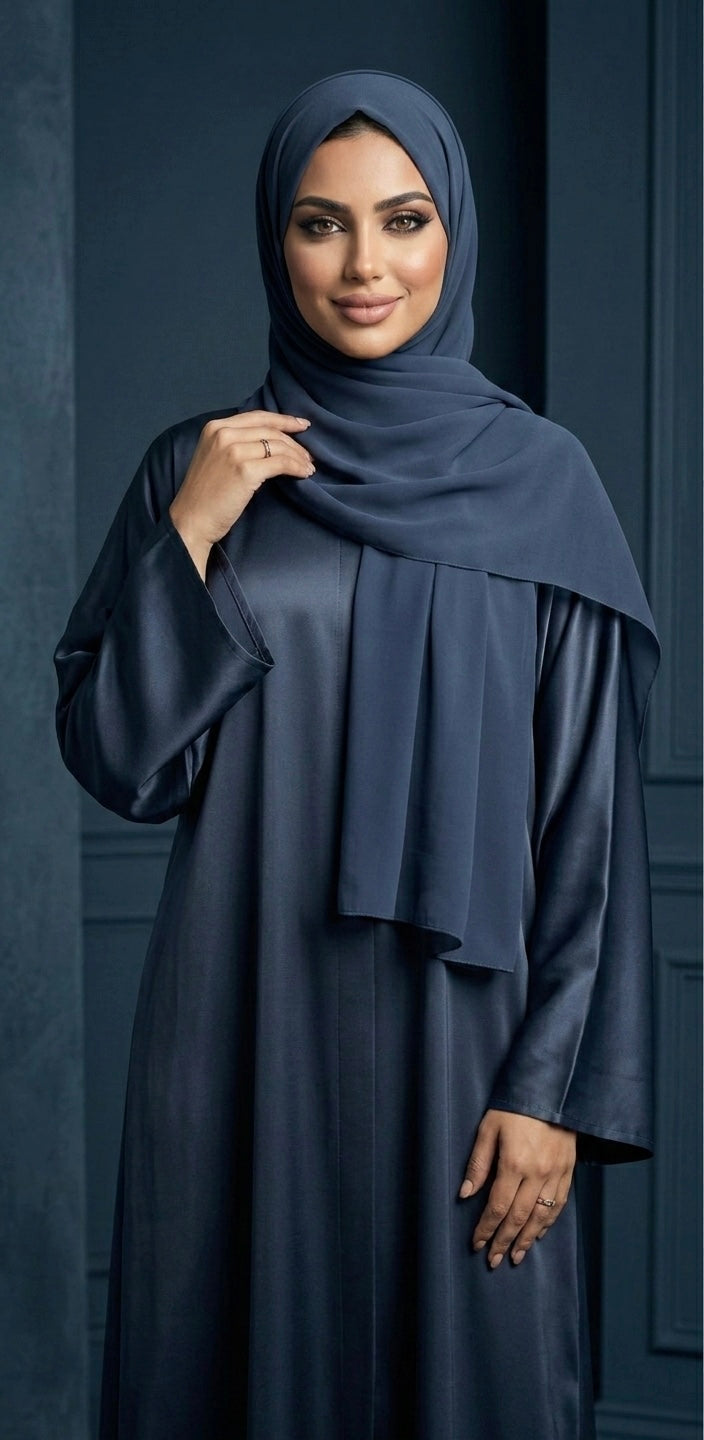 Radiant Sapphire Abaya