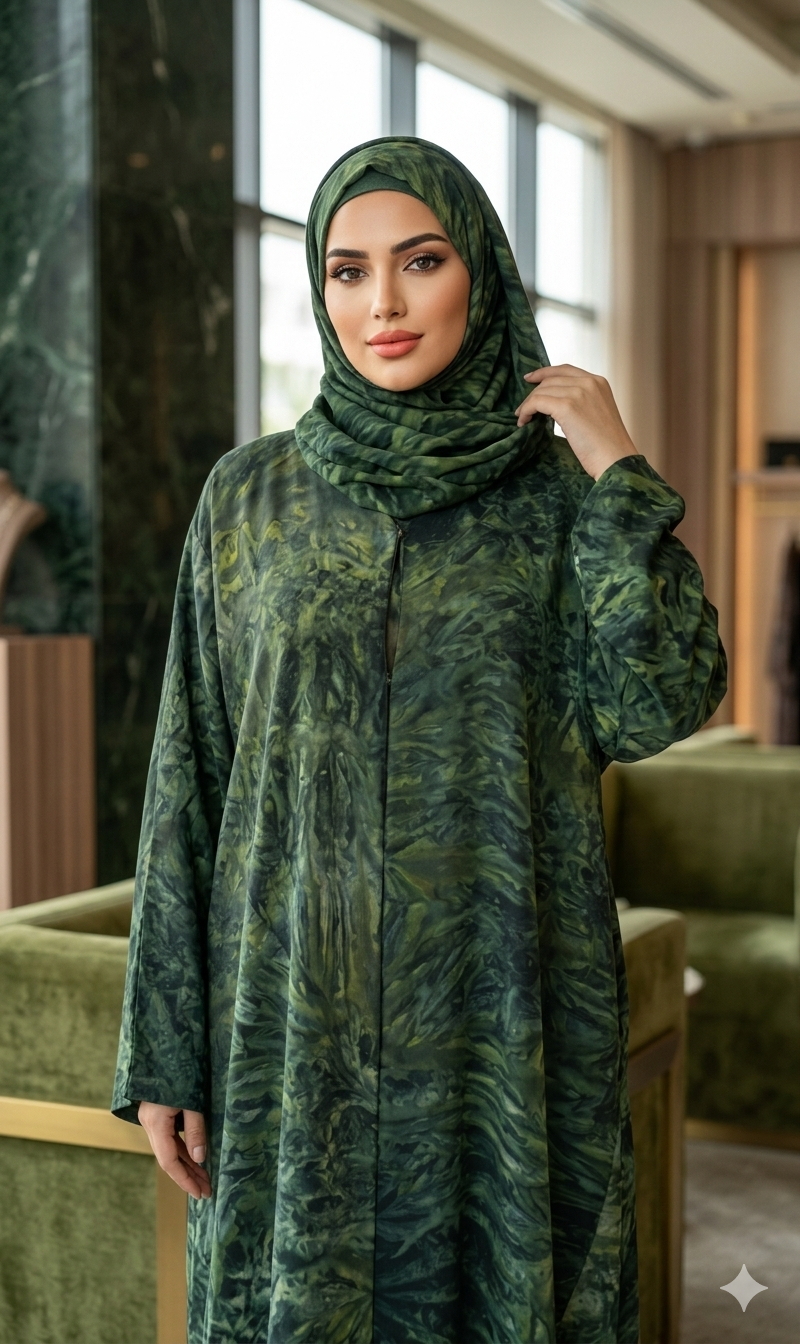 Yara Green Abaya