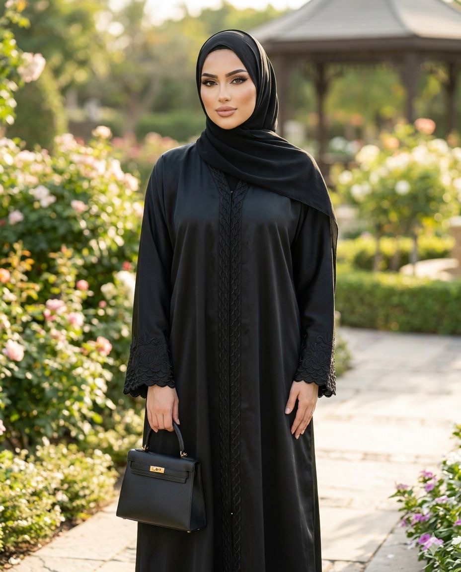 Noir Luxe Abaya
