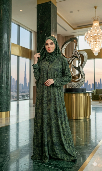 Yara Green Abaya