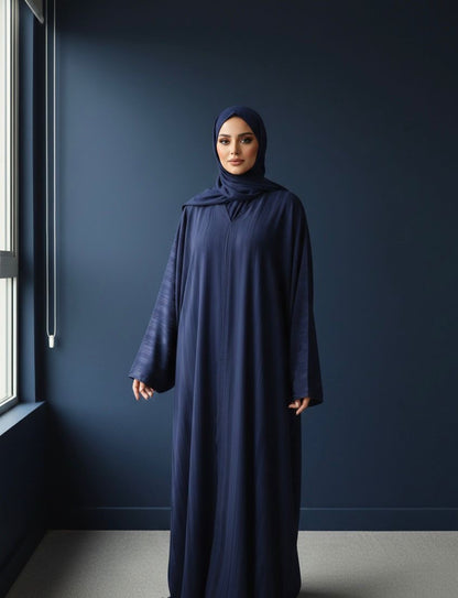 Majestic Navy Abaya