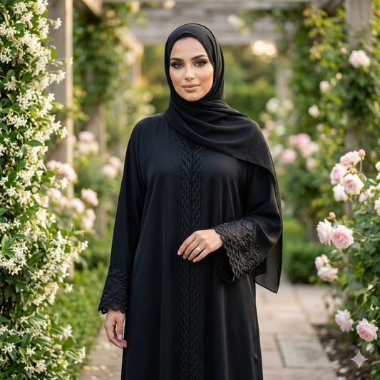 Noir Luxe Abaya