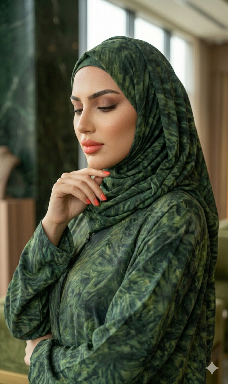Yara Green Abaya