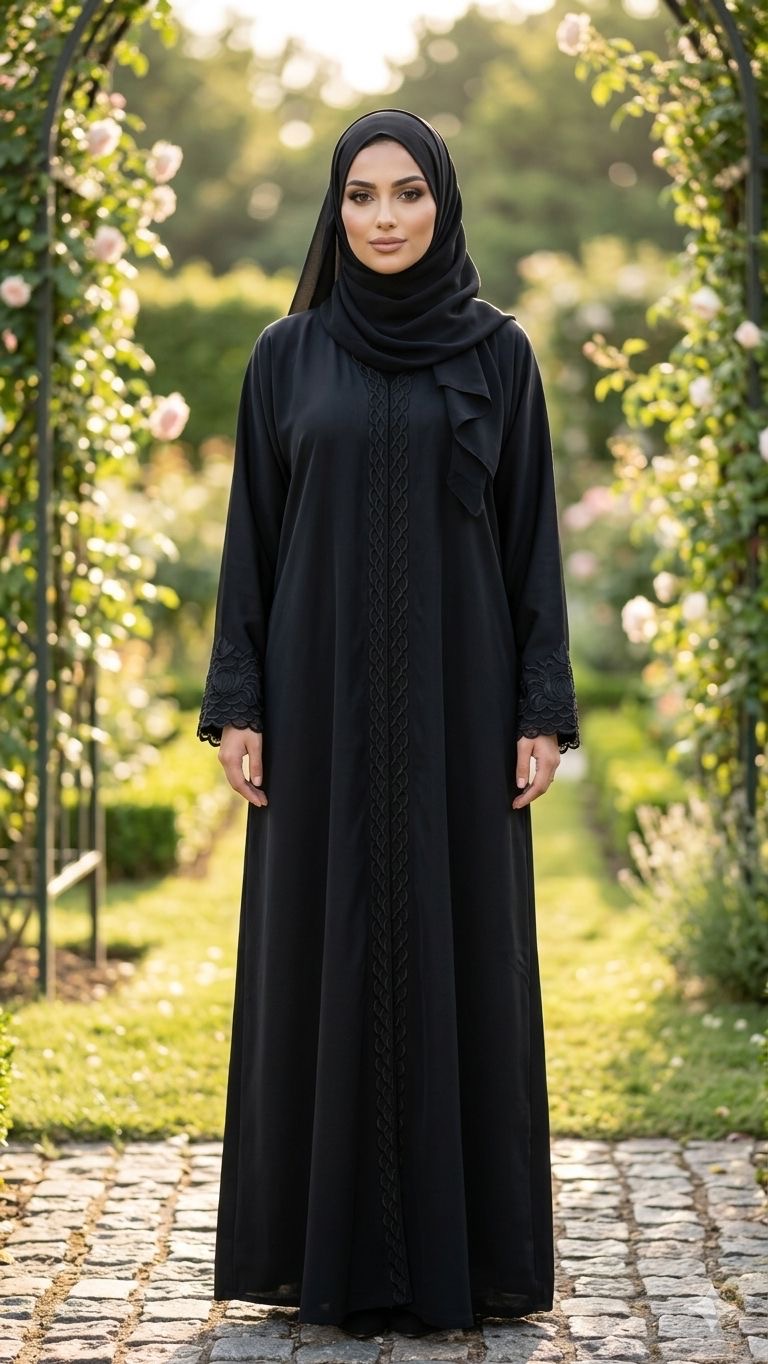 Noir Luxe Abaya
