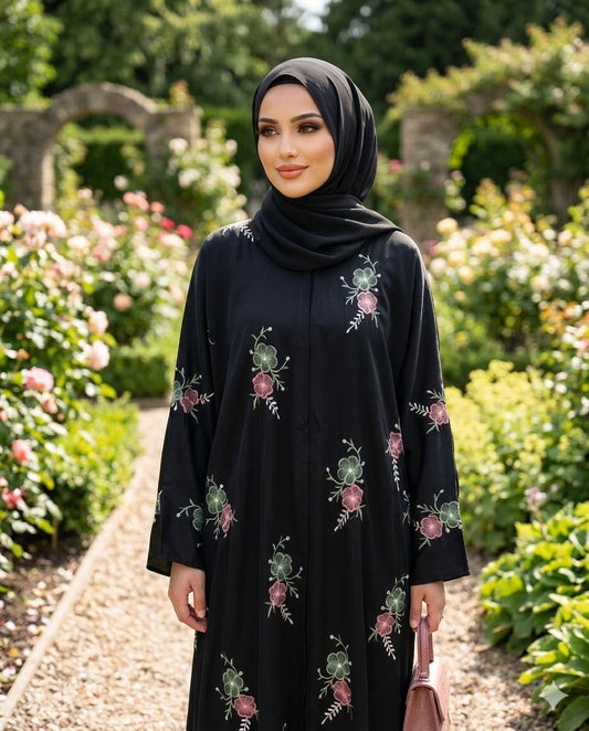 Rose Blossom Abaya