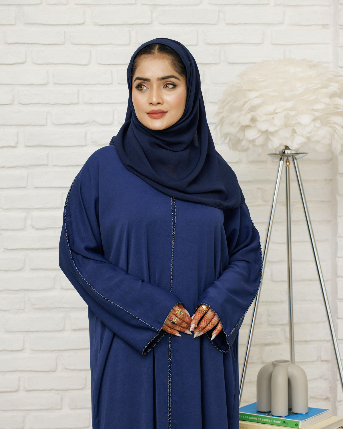 Divine Blue Abaya