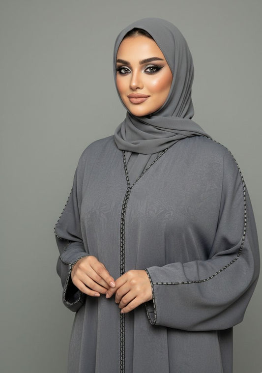 Divine Grey Abaya