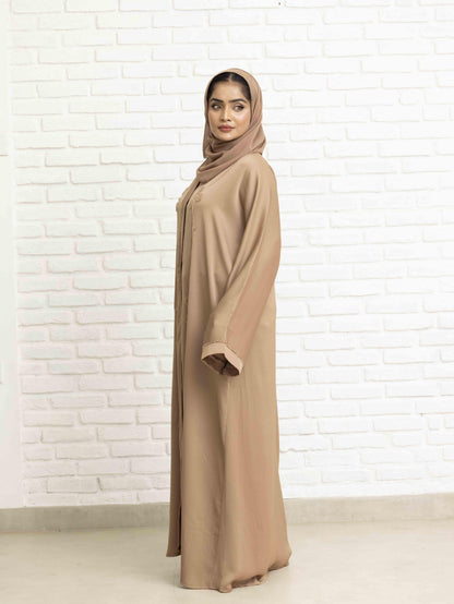 Lavish Beige Abaya