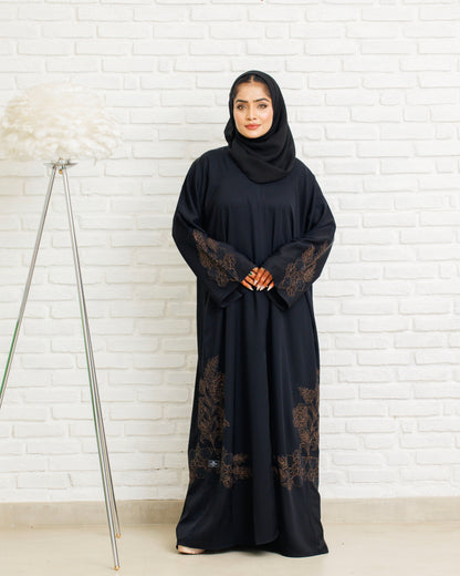 Midnight Florals Abaya