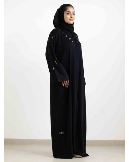 Midnight Rose Abaya
