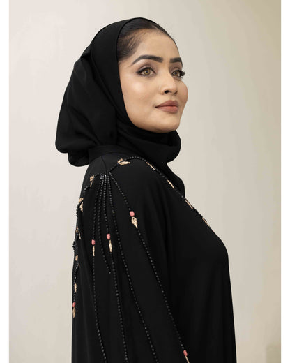 Midnight Rose Abaya