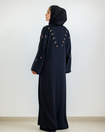 Midnight Rose Abaya